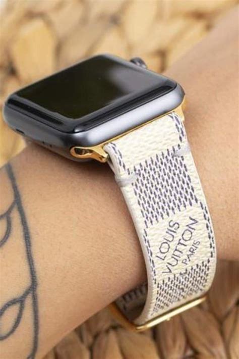 replica lv apple watch band|Apple Watch Band Repurposed Classic LV Monogram.